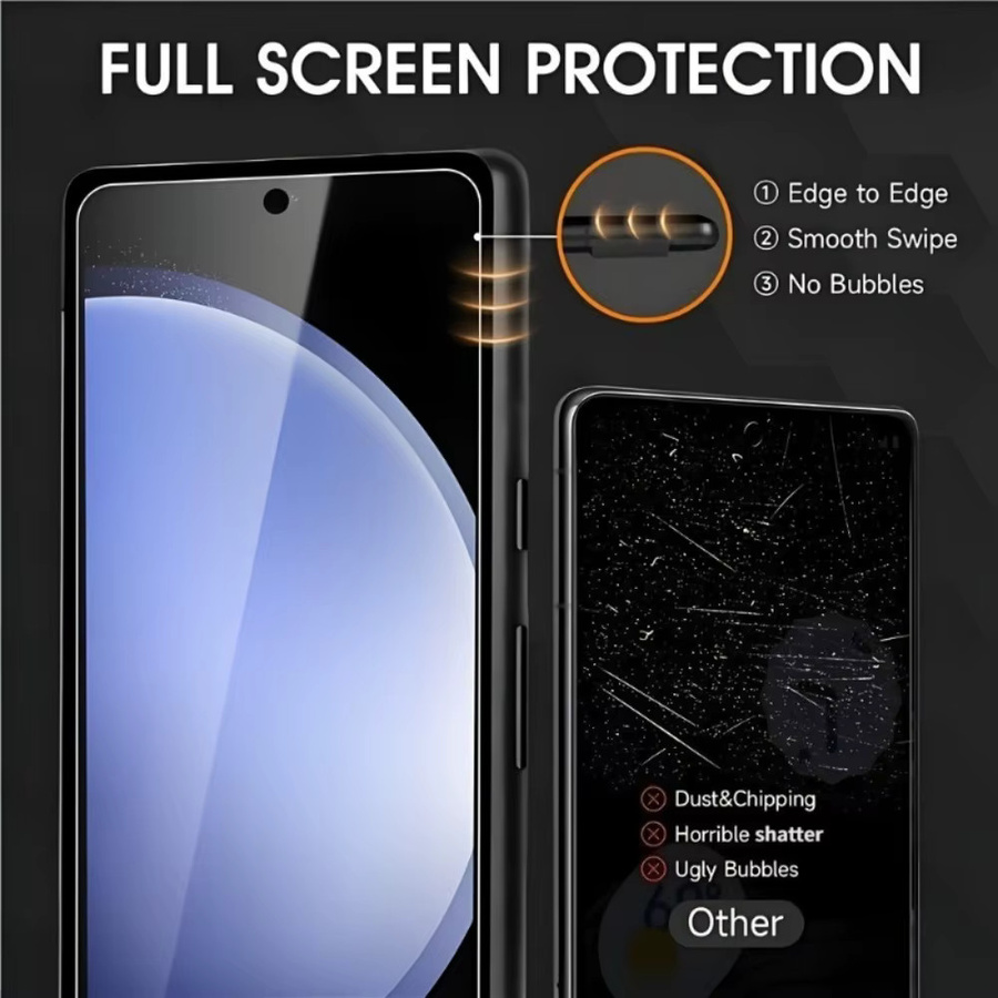 3er-Pack Ultra-klares gehärtetes Glas als kratzfester Displayschutz für Samsung Galaxy A57 A56 A55 A37 A36 A35 A27 A26 A25 A17 A16 A15 in Transparent - Bild 5
