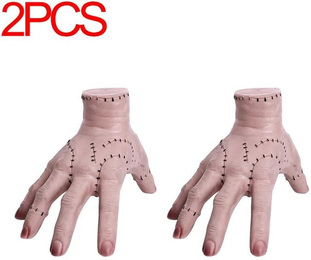 Binchi Addams Family Wednesday Addams Thing Hand Figur, Kunststoff - Bild 1