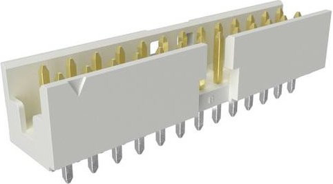 Amphenol Stiftleiste Standard 10075025-G01-26ULF in Weiß - Bild 1