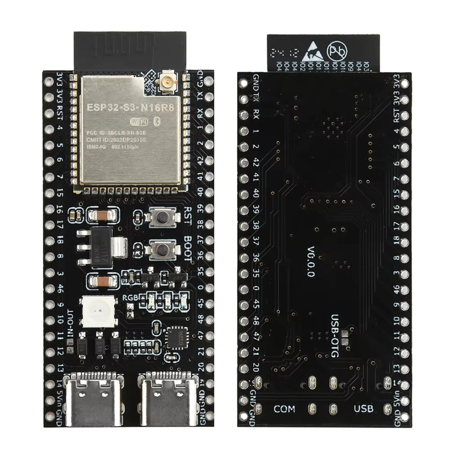 DIY NOW ESP32-S3 Entwicklungsboard mit WLAN und Bluetooth in Schwarz - Bild 5