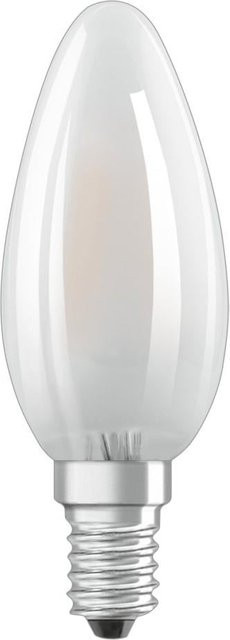 Osram LED Filament Leuchtmittel Kerze E14 Warmweiß 4W 2700K Glas Grau - Bild 1