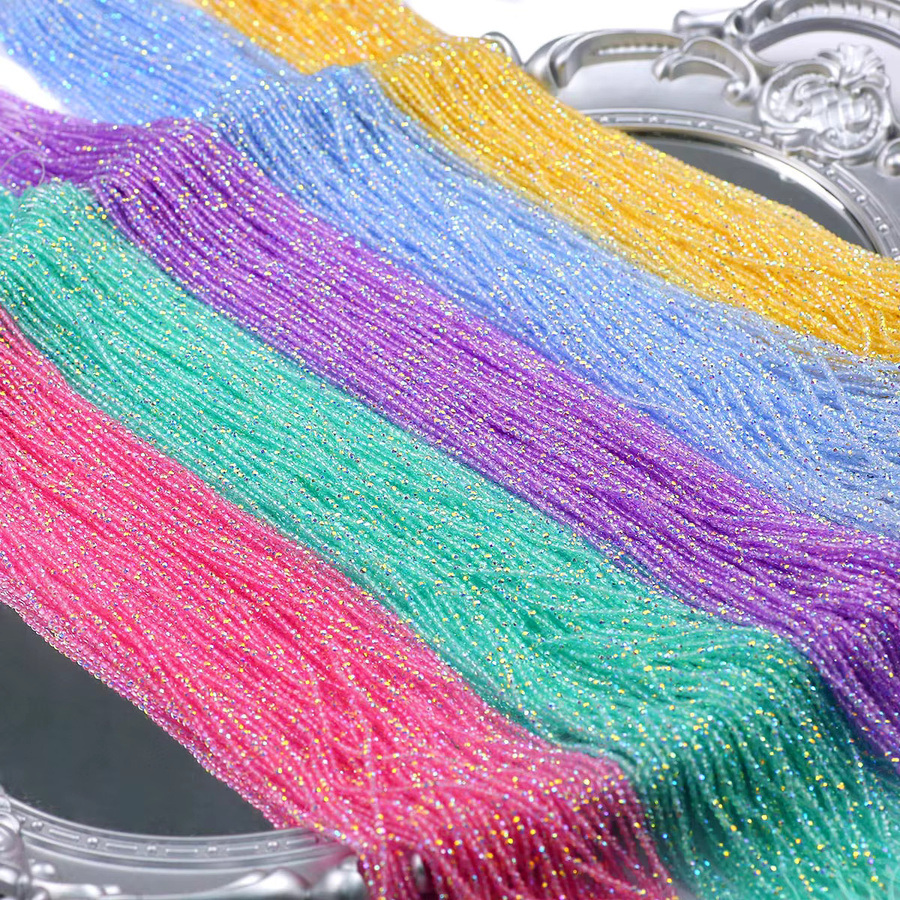 JHNBY Kristallglasperlen, Rondelle, facettiert, 2 mm, Unisex - Bild 1