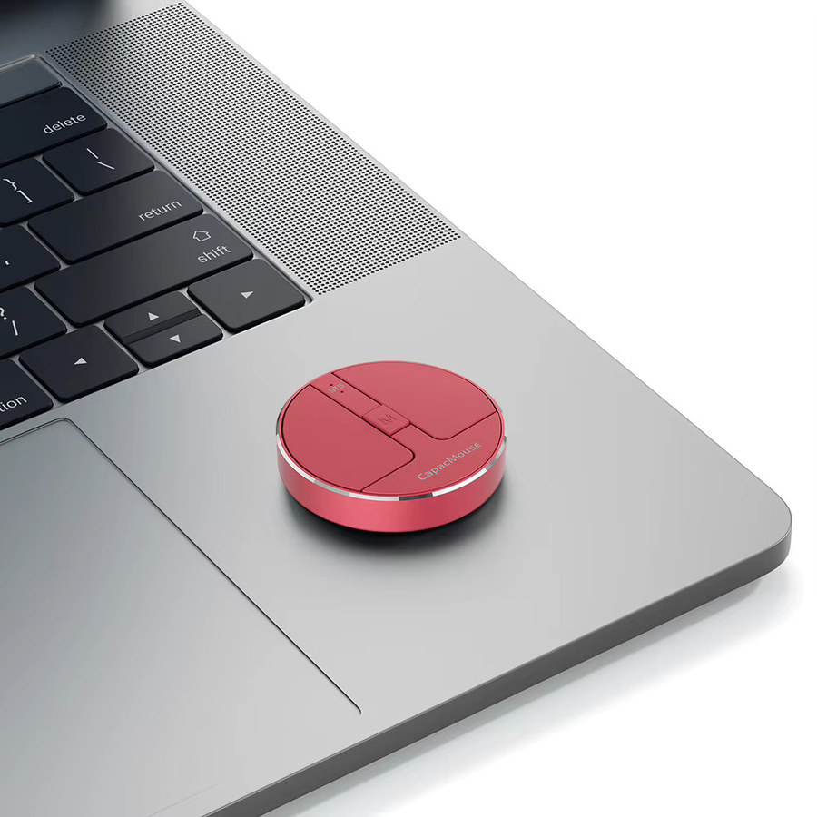 APWIKOGER Ultradünne kabellose Computermaus in Grau mit 3 Modi Bluetooth 5.2, 2.4G und USB sowie einstellbarem DPI für Laptop und PC - Bild 2