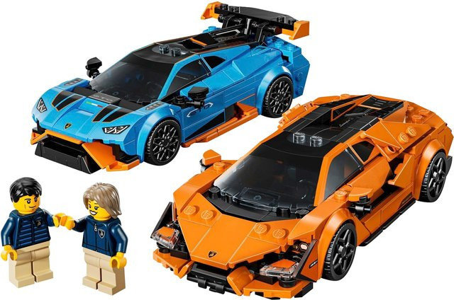 Lego Speed Champions Lamborghini Revuelto und Huracán STO Rennautos ab 10 Jahren - Bild 3
