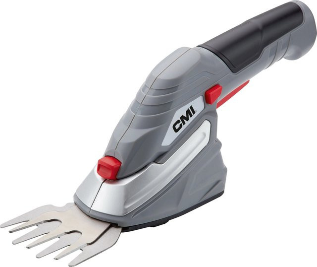 CMI Akku-Gras-und-Strauchschere C-AGS-3.6/10 mit 3,6 V Li-Ion-Akku und zwei Schneideaufsätzen - Bild 1