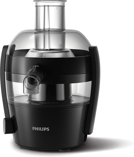Philips Viva Collection Zentrifugalsaftentsafter HR1832/00, 500W, Schwarz - Bild 1
