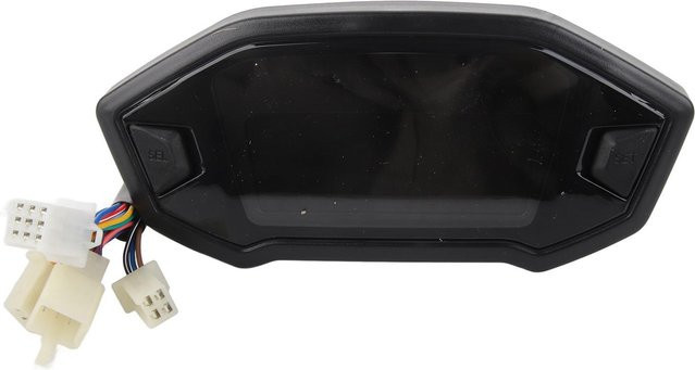 GoolRC Multifunktionales Motorrad Instrumententafel LCD Digitalanzeige Tacho mit Kilometerzähler und Drehzahlmesser in Schwarz - Bild 1
