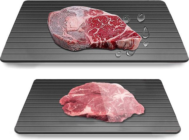 PGY Aluminium-Abtautablett für gefrorenes Fleisch, rechteckige Auftauplatte aus Aluminium - Bild 1