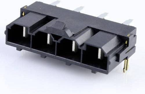 Molex Stiftgehäuse-Platine 428204213 in Schwarz und Gold - Bild 1