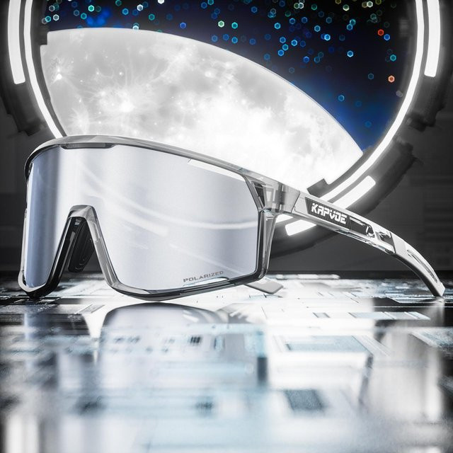 KAPVOE Sonnenbrille, Unisex, Vollrand, tr90, grau, polarisiert - Bild 1