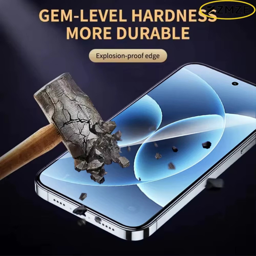 Panzerglas Displayschutzfolie für Xiaomi 17 Pro Max 15 14 13 12 11 15T 14T 13T 12T 11T in Transparent und Schwarz mit glatter Textur und hochauflösendem Display-Schutz - Bild 2