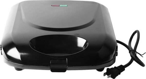 Aimo 3-in-1 Elektrischer Sandwichmaker 1400W Multifunktionaler Frühstücksmacher in Grau und Schwarz