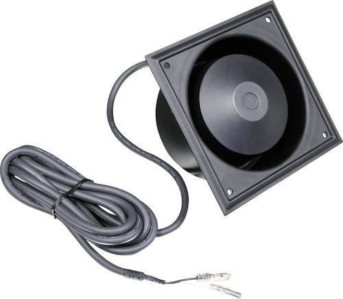 Visaton DK 121 Einbaulautsprecher mit Druckkammerhorn, 6W, Schwarz, 100V, passiv - Bild 1