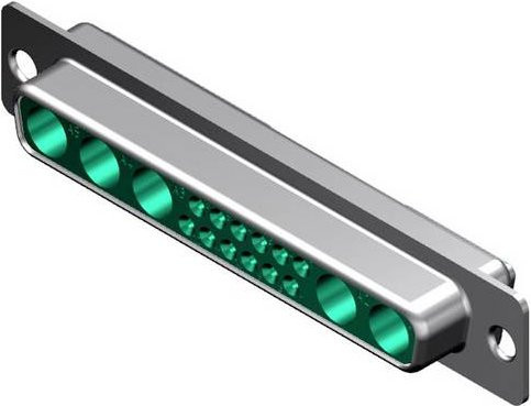 Molex 1731070107 D-SUB Steckverbinder in Silber - Bild 1
