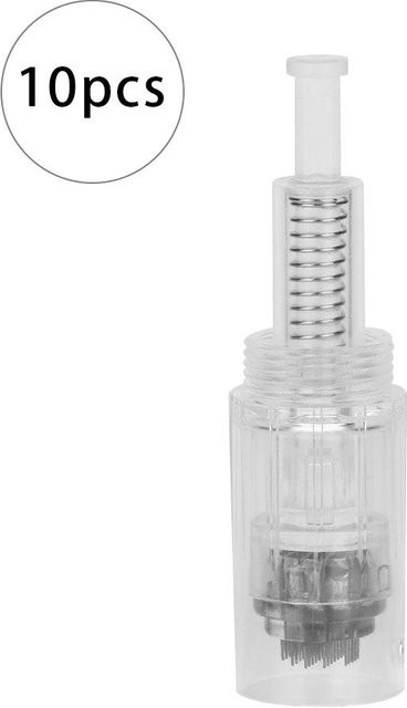 Koogeelife Tattoo Kartuschen Nadeln, 10er Set, 36 Nadeln, Weiß - Bild 1