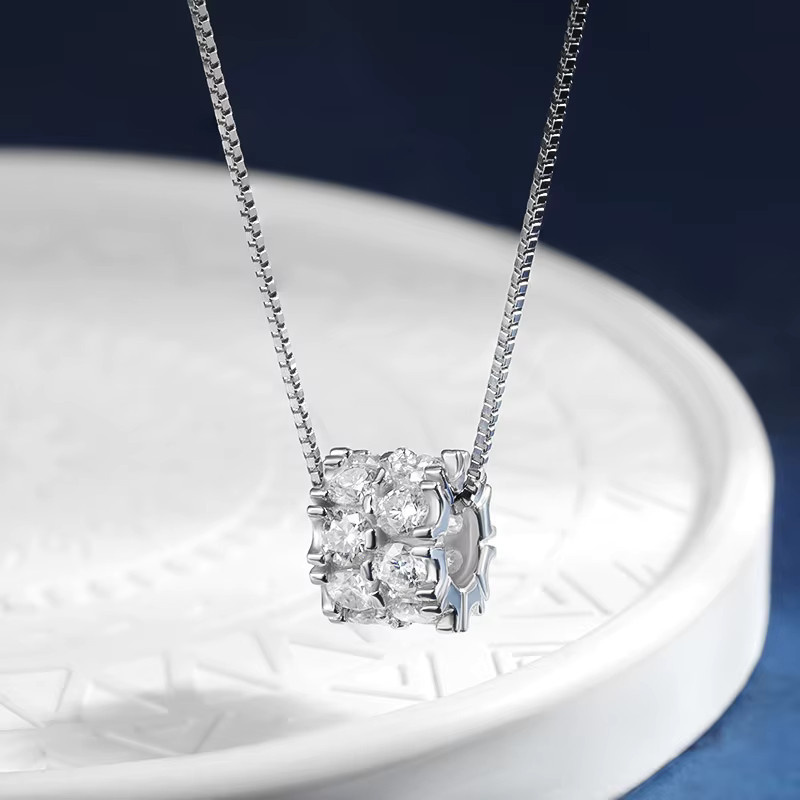 TBCYD Halskettenanhänger Moissanit, 925 Silber, Damen - Bild 3