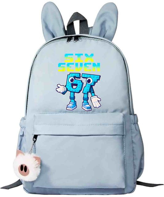 3-teiliges Schulrucksack-Set in Blau aus Oxford-Stoff mit Schultasche und Federmäppchen - Bild 1
