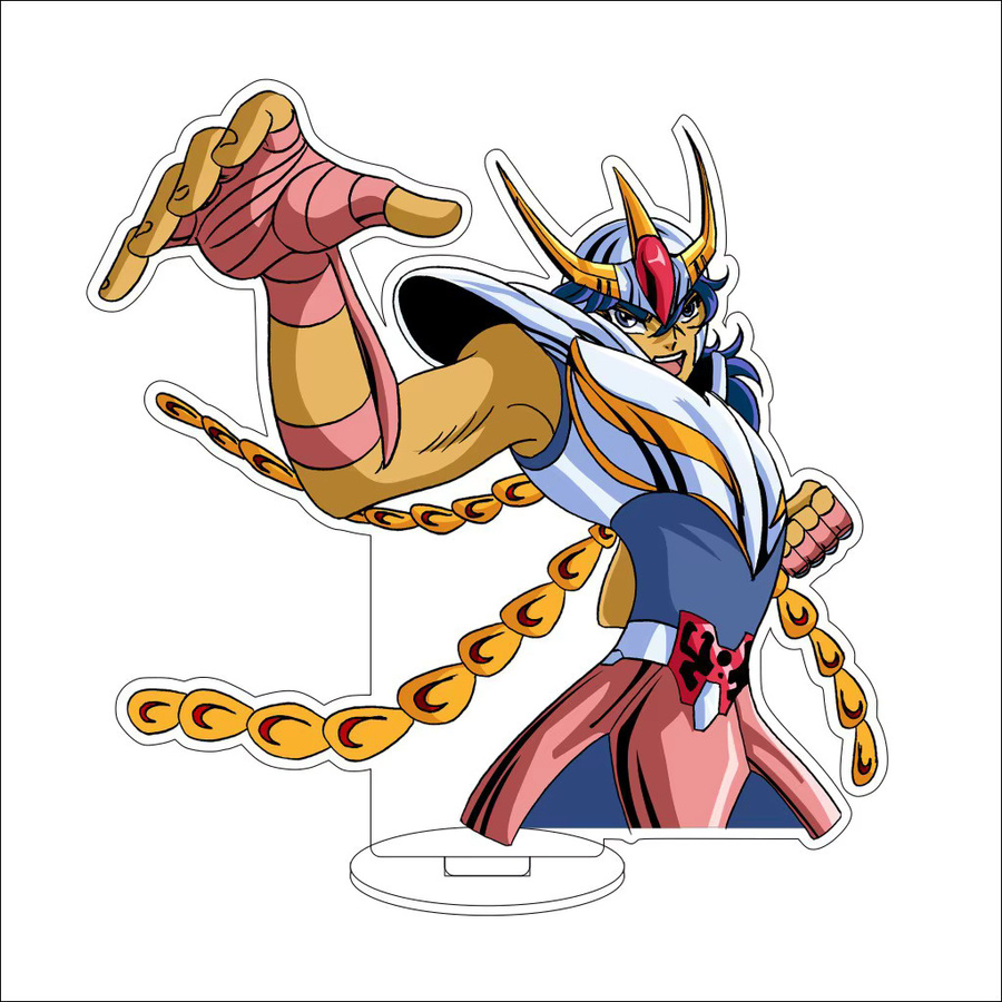Bandai Saint Seiya Athena Sasha Seiya Sage Hasgard Regulus Saphiri Acryl-Figur Standfigur, 16cm - Bild 2