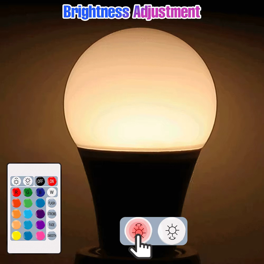 CanLing RGB LED-Glühbirne E27 mit 25W, dimmbar, Multicolour Stimmungslampe für Party und Heim-Atmosphärenbeleuchtung - Bild 5