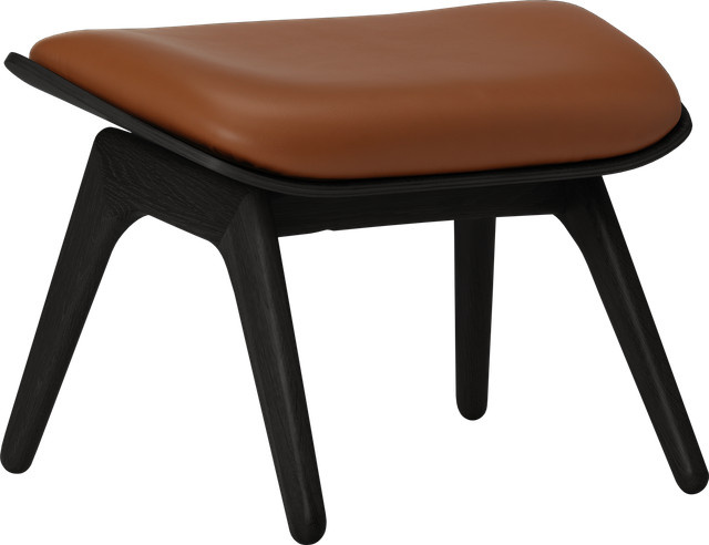 UMAGE The Reader Ottoman in Braun aus Eiche Holz im skandinavischen Design - Bild 1