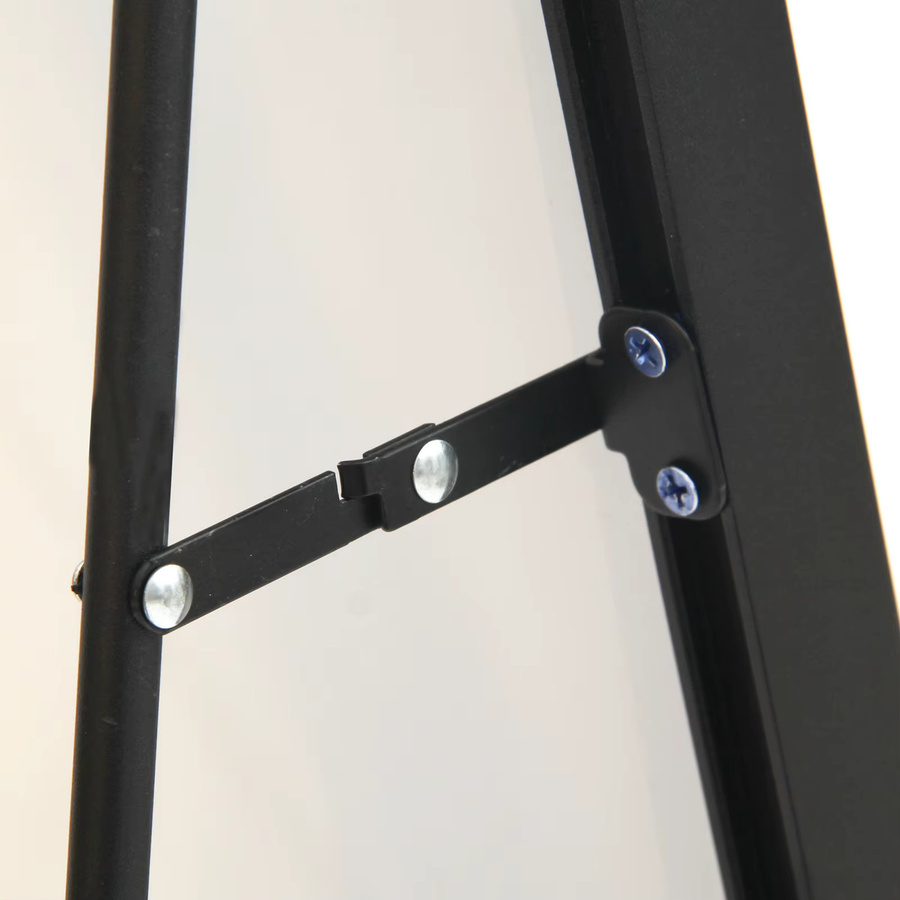 Comanlai Ganzkörperspiegel Rechteckig in Schwarz mit Aluminiumlegierungsrahmen als Standspiegel aus gehärtetem Glas - Bild 5
