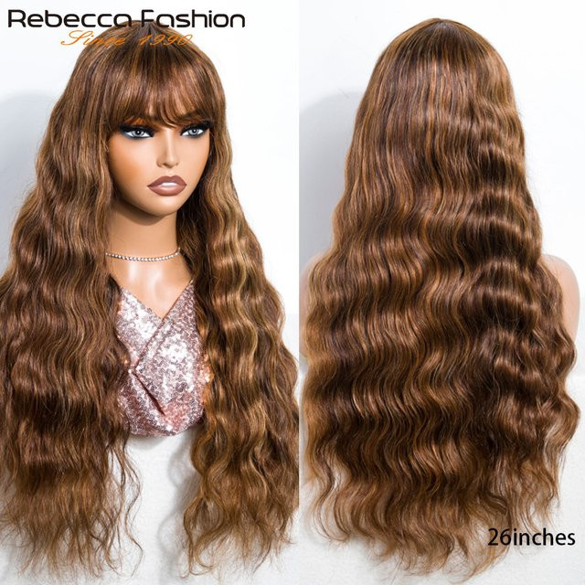 Rebecca Youth Perücke mit Pony, Brasilianisches Haar, Damen - Bild 1