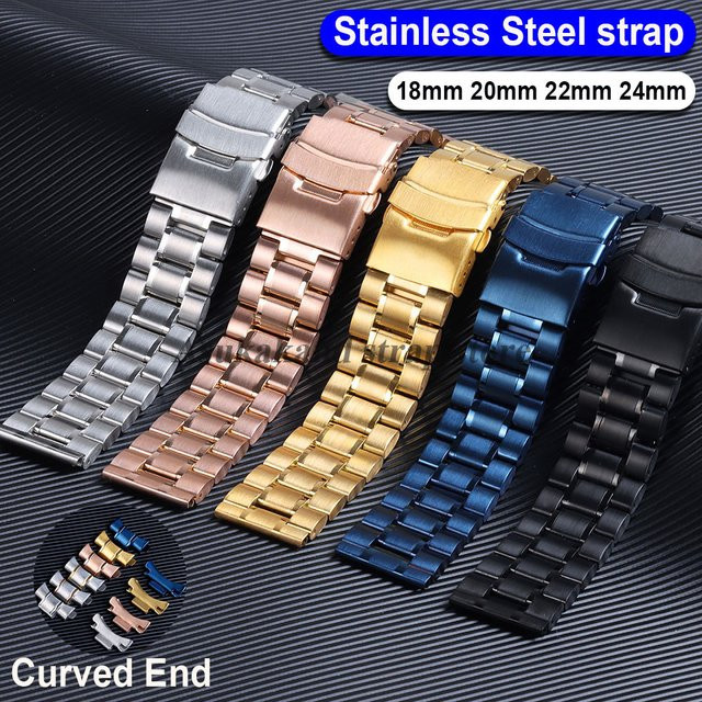 Uhrenarmband asukaband, Edelstahl, Faltschließe, Unisex - Bild 1