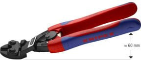 Knipex CoBolt Bolzenschneider schwarz atramentiert mit Mehrkomponenten-Griff 200 mm - Bild 2