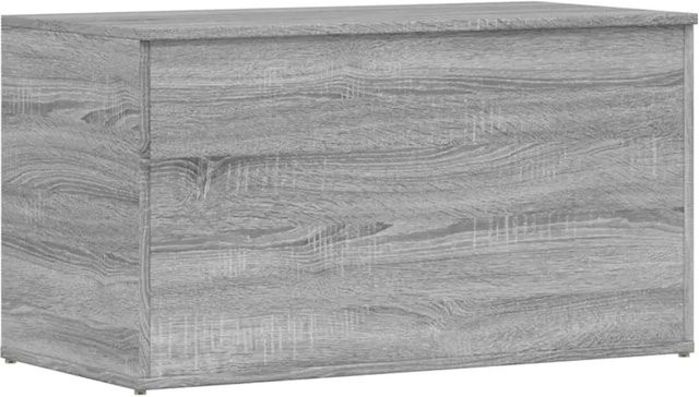 vidaXL Aufbewahrungstruhe aus Holzwerkstoff in Grau, B/T/H: 84 x 42 x 46 cm - Bild 1