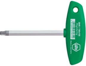 Wiha Stiftschlüssel mit Quergriff TX MagicSpring Torx mattverchromt T10 x 100 mm - Bild 1