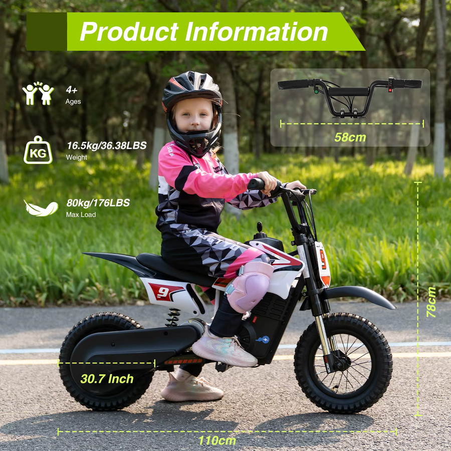 RCB R9X PRO Kinder-Elektromotorrad, ab 6 Jahren - Bild 6