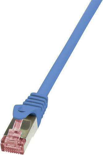 LogiLink CQ2056S RJ45 Netzwerkkabel CAT 6 S/FTP Patchkabel, Blau, Länge: 2,00 m - Bild 1
