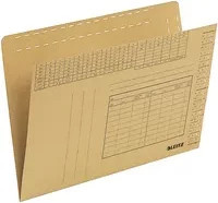 Leitz Einstellmappe A4 Klemmmappe aus Papier in Beige/Braun mit Blauer Engel Zertifizierung - Bild 1