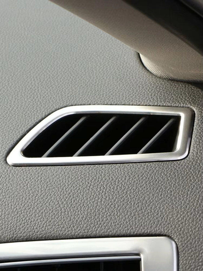 Dekorative Auto Luftauslass Abdeckung für Renault Koleos und Samsung QM6 2016-2022, Farbe: Silber, Material: ABS - Bild 5
