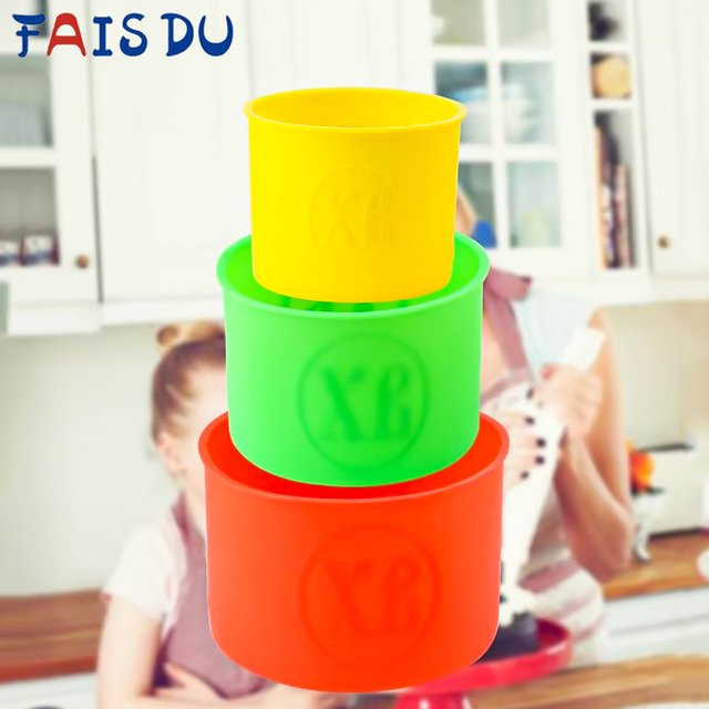 FAIS DU Backform aus Silikon, runde Antihaft-Kuchenform für Mousse und Desserts - Bild 1