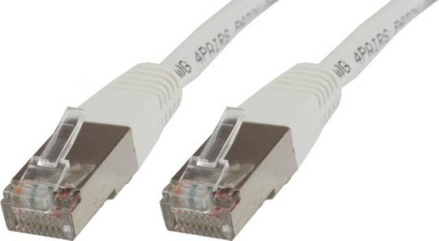 Microconnect SSTP650W Cat6 S/FTP Ethernet LAN Patchkabel RJ-45 auf RJ-45, Weiß - Bild 1