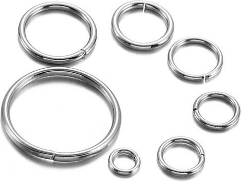 Binchi Outdoor Product Biegeringe Edelstahl, 0.8x5mm, Unisex - Bild 1