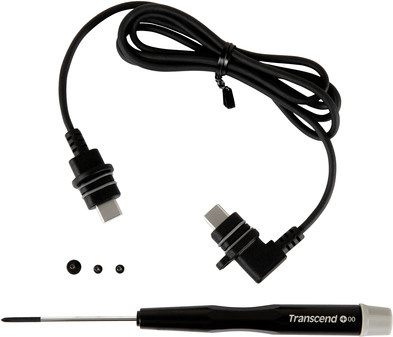 Transcend TS-DBK3 Datenkabel in Schwarz für DrivePro BODY60, Länge: 1 m - Bild 1