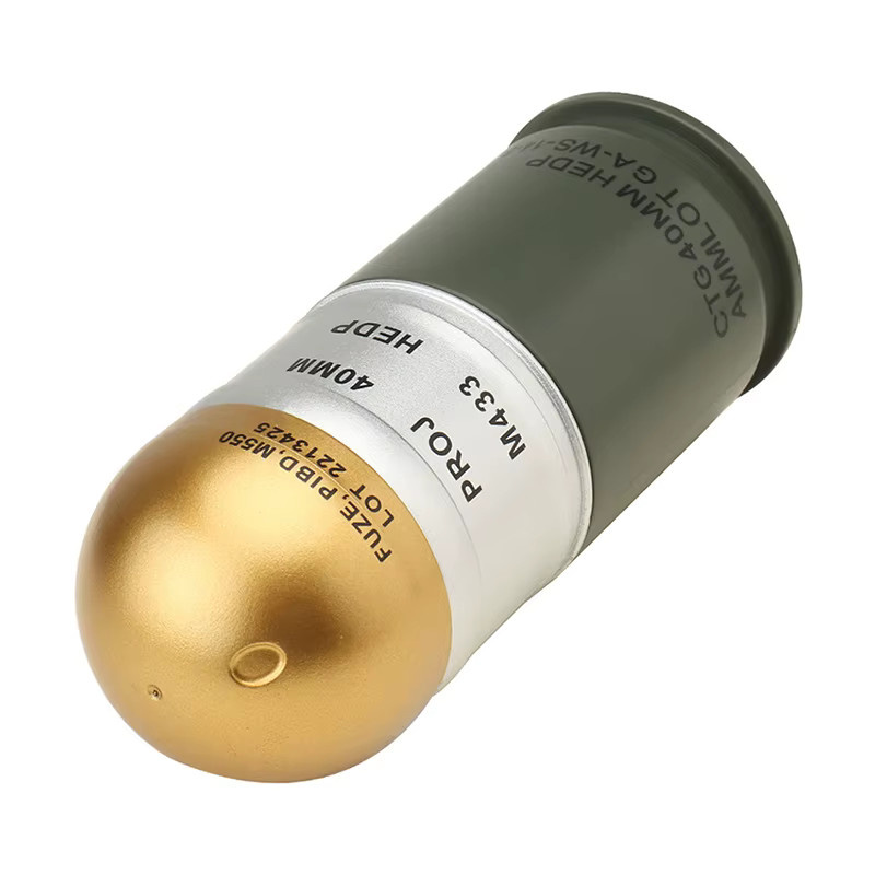JETTING M433 Hedp 40mm Patrone Dummy Granate Modell, Mini Aufbewahrung Koffer - Bild 2
