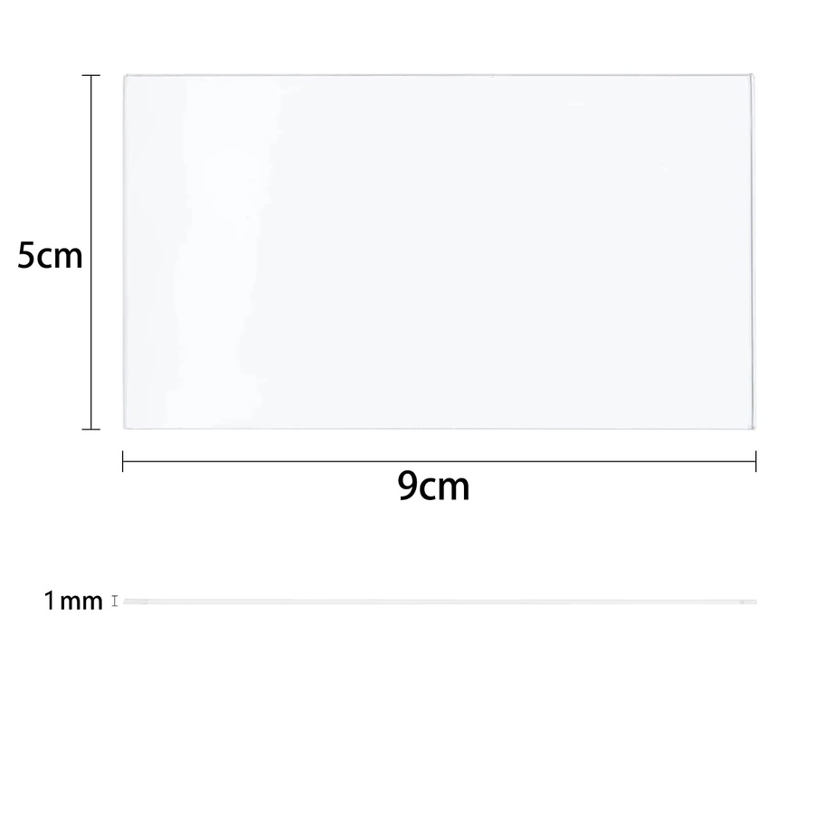 Transparente Acrylplatten aus Plexiglas für DIY Bastelprojekte und Displays, B/H: 20,0 x 20,0 cm, Tiefe: 0,5 cm - Bild 5
