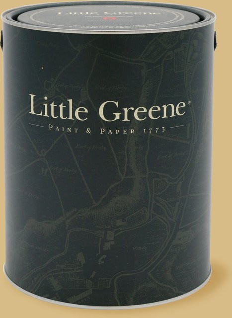 Little Greene Intelligent Exterior Eggshell Wandfarbe Madeleine 338 in Gold-Gelb, 2,5 l - Bild 1