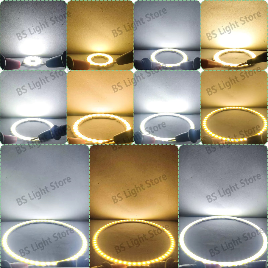 12VDC LED COB Angel Eye Ring Lichtquelle für DIY-Anwendungen in Kaltweiß oder Warmweiß - Bild 2