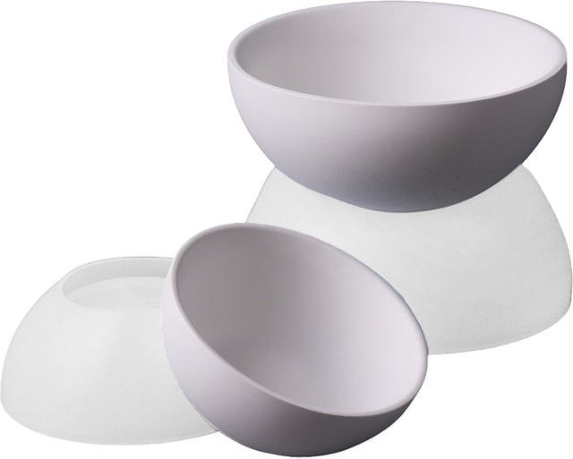 UDOCOOL Silikonform für Beton-Lagerungsschalen und Duftkerzen in Weiß - Bild 1