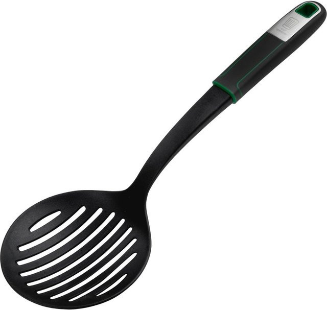 Fackelmann Chefkoch Abseihlöffel Bonn in Grau, Grün oder Schwarz, Länge: 32 cm - Bild 1