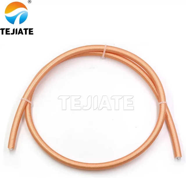TEJIATE RG393 Hochleistungs-Koaxialkabel SFF-50-7, 1m, doppelt geschirmt und versilbert, verlustarmes HF-Testkabel in Silber - Bild 1