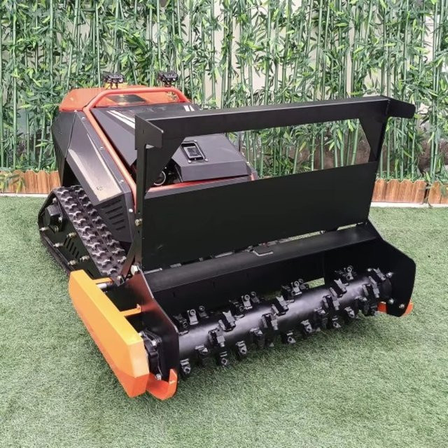 Vigorun Tech ferngesteuerter Forstmulcher Werkzeugtransporter mit 1000mm Schnittbreite und Loncin 4-Takt-Motor - Bild 1