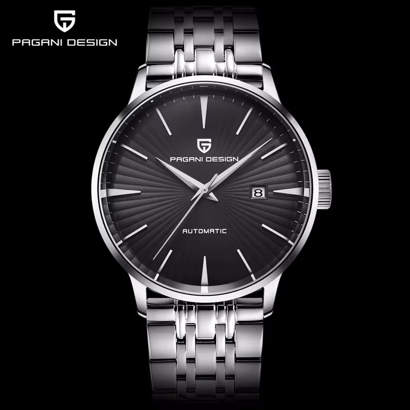 PAGANI DESIGN Armbanduhr, Automatik, Edelstahl, 42 mm, Herren, Schwarz - Bild 2