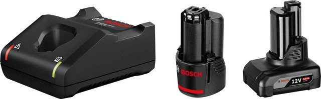Bosch Professional Akku-Starterset 12V mit 2 Akkus und Ladegerät GAL 12V-40 (1x 2,0 Ah und 1x 4,0 Ah) - Bild 1