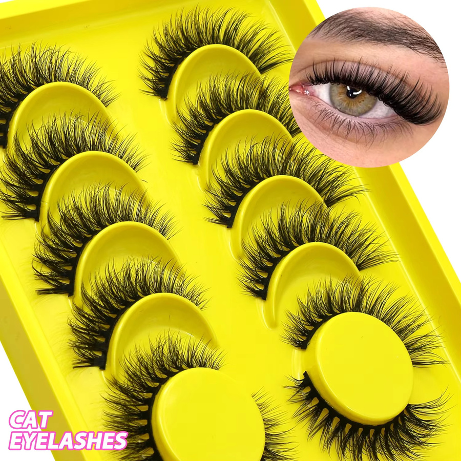 Veltrinay Falsche Wimpern, 3D Faux Nerz, Wispy, Wiederverwendbar - Bild 3