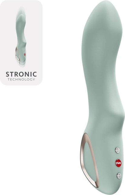 Fun Factory Stronic Dive Stoßvibrator mit G-Punkt-Spitze in Grün, Länge: 19 cm - Bild 1